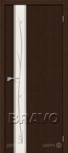 Межкомнатная дверь Глейс-1 Twig (3D Wenge) в Ступино