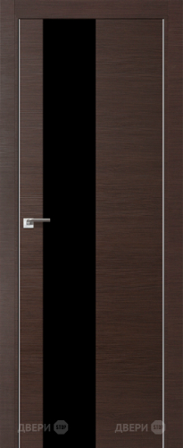 Межкомнатная дверь ProfilDoors 5Z венге кроскут (черный лак) в Ступино