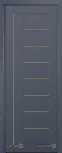Межкомнатная дверь ProfilDoors 17U антрацит (графит) в Ступино