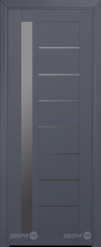 Межкомнатная дверь ProfilDoors 37U антрацит (графит) в Ступино