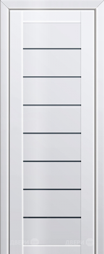 Межкомнатная дверь ProfilDoors 71L белый люкс (графит) в Ступино