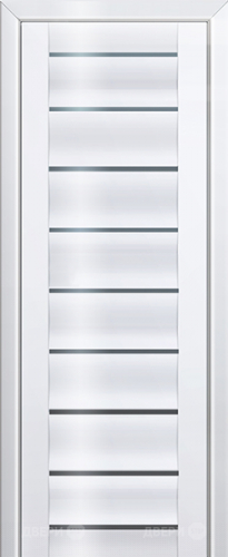 Межкомнатная дверь ProfilDoors 76L белый люкс (графит) в Ступино