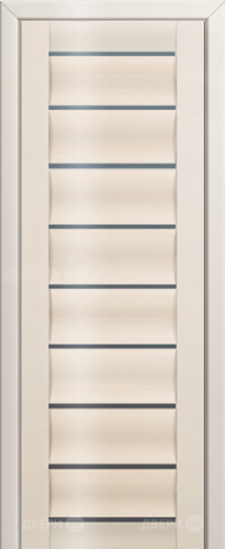 Межкомнатная дверь ProfilDoors 76L магнолия люкс (графит) в Ступино
