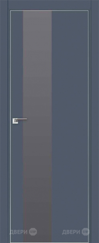 Межкомнатная дверь ProfilDoors 5E Антрацит (серебряный лак) в Ступино