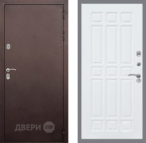 Дверь Стоп КЛАССИК Медь ФЛ-33 Силк Сноу в Ступино