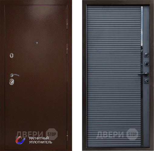 Дверь Престиж Медь Porte Черный кварц в Ступино