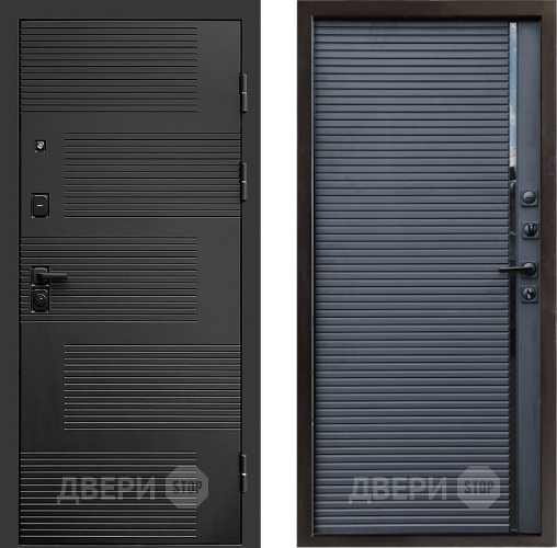 Входная металлическая Дверь Престиж Favorit Porte Черный кварц в Ступино