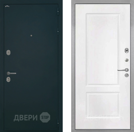 Входная металлическая Дверь Интекрон (INTECRON) Греция КВ-2 Белый матовый в Ступино